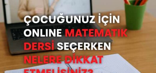 Çocuğunuz İçin Online Matematik Dersi Seçerken Nelere Dikkat Etmelisiniz?